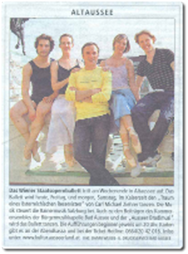 Salzburger Nachrichten / Freitag, 11./12. August 2006